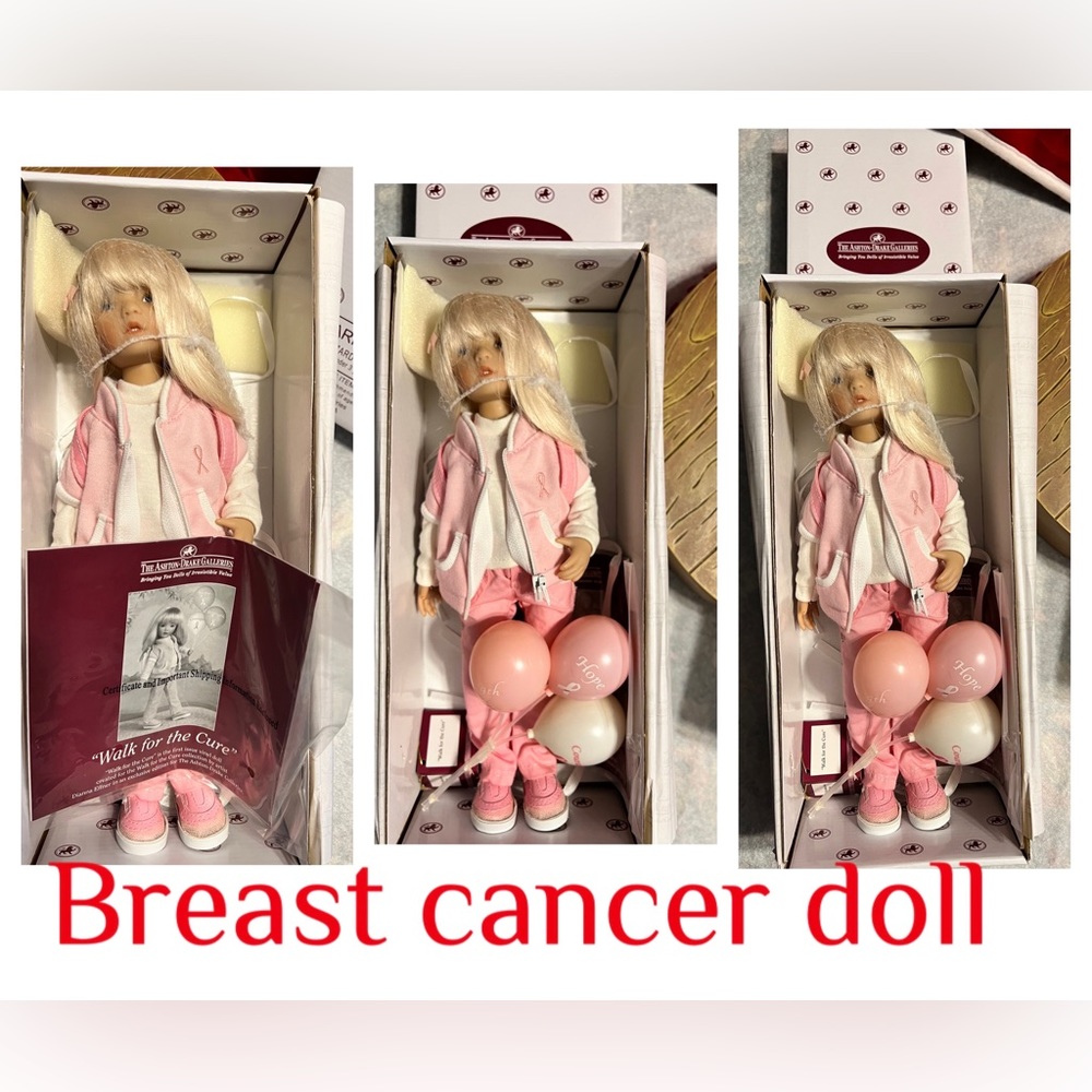 Ashtin drake breast cancer doll